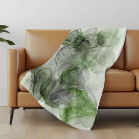 Asb513 Addison Rugs 711181051759 Premium Machine Washable Olive 50 Inch X 70 Sherpa Throw Blanket