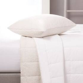Adorable 810051077926 My Sherpa Pillow Standard/queen 20ftftx28ftft Black Fleece And White