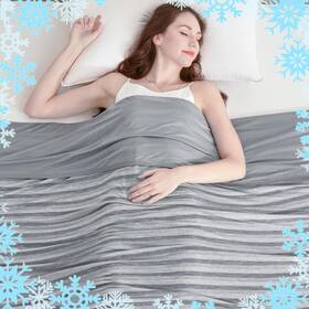 Ailemei Direct 744759698490 Cooling Throw Blanket Double Sided Lightweight Breathable Summer Bed
