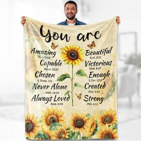 Aimego 702103844009 Sunflower Blanket Gifts For Women Girls Mom Sister Wife Daughter Posit