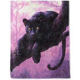 Wgsv5716 Ainori Black Panther Fleece Blanket - Lightweight Soft Cozy 50x60in