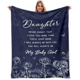 Ajiiusv 647379104207 Daughter Gifts From Mom Dad For Birthday Graduation To My Blanket Fr