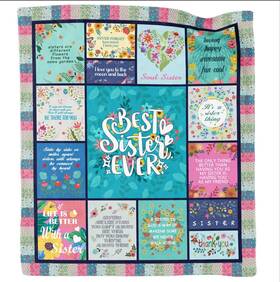 Akoigun 509468995183 60 Inch X80 Sister Gift Blanket For Valentines Birthday Mothers Day Christmas
