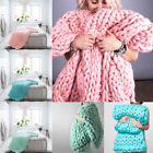 Akx3796729 Meco Knit Wool Blanket Handmade Thick Decor Chunky Home Line