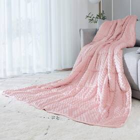 Blanket3334 Alansma Reversible Weighted Blanket For All Season Luxury Velvet Warm And Coo