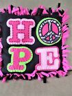 Alex25814-p0006928 Handmade Hope Fleece Throw Alex