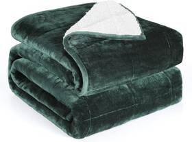 Wblanketf014 Alomidds Weighted Blanket Sherpa Fleece 41 Inch X60 7lbs A Green