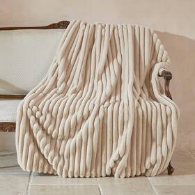 Jf022300088 Am Lie Home Faux Fur Throw Blanket For Couch Cozy Fuzzy Fluffy Luxurious