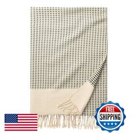 B0bf9r9k8n Amazon Aware Retailer Woven Cotton Throw Chevron Block Blanket - 60 X 80-inch