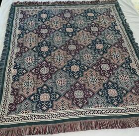 91578 American Weavers Throw Blanket Usa 100% Sofweave Polyolefin 50x57 Inch Machine Wash