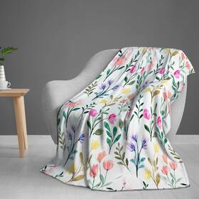 Blanket-throw06 Amorvita Floral Throw Blanket For Couch Bed Sofa Chair Living Room Spring Bl