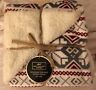 Amth3d-gy Am Amy Miller Home Holiday Velvet Sherpa Throw Very Soft