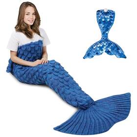 Synchkg105607 Amyhomie Mermaid Tail Blanket For Adults Crochet Women Soft All