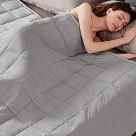 6080-20 Anfie Weighted Blanket Queen Size 60 Inch X80 20lbs Ultra Soft And Cozy Cooling Weigh