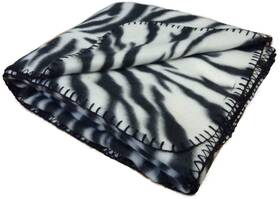 Anico 702210996721 Cozy Polar Fleece Blanket 50 Inch X 60 Zebra Print