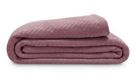 Bl4587windb Ardor Surry Cotton Blanket Wine - Double