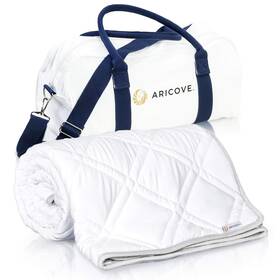 Aricove 369998092819 Cooling Weighted Blanket 12 Lbs Twin Size For Adults Luxury Heavy