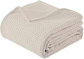 Arlinen Bed Blankets 10 100% Cotton Blankets- Waffle Weave Soft Lightweight Thermal
