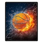 Asnjkcbv3 Qh Basketball Printing Velvet Plush Throw Blanket Comfort Design Home