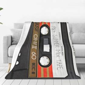 Asyg 056022302424 Vintage 80s Or 90s Fashion Style Throw Blanket Fleece Soft Cozy Warm