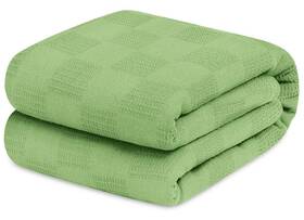 Avalon Bedding 717995759829 100% Cotton King Size Thermal Blanket 108 Inch X90 - Perfect Layering F