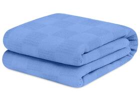 Avalon Bedding 717995759997 100% Cotton Blanket Twin Size Thermal 72 Inch X90 - Perfect Blan