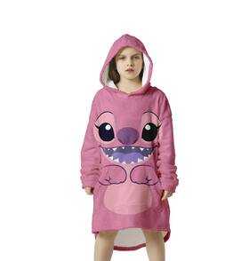 Bkh-001 Axsvcla Kids Blanket Hoodies Wearable Flannel Sweatshirt Warm Super Soft