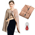 B-ht-sw-br Bial Heated Extra Soft Super Warm Shawl Plush Electric Throw
