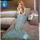 B01f6nano8 Lat-l-01 Laghcat Adult Tail Blanket Knit Crochet Mermaid Sleeping Bag Light Knitted 35.5 X 71 712243096978