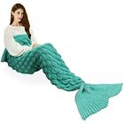B01lxx2pep Handmade Mermaid Tail Blanket Crochet All Seasons Warm 608307988801