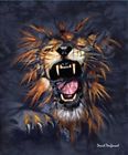 B4l0000407 Lion Breakout Queen Size Plush Raschel Mink Blanket 696750602412