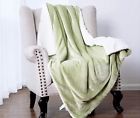Synchkg083941 Ba523g2cn5th Bedsure Sherpa Throw Luxury Blanket Sage Green Reversible Fuzzy Microfiber