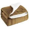 Ba701c2ce4tw Bedsure Sherpa Throw Blanket Camel Twin Size Bedding Fleece Reversible