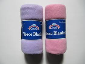 Rn65461 Baby King 2 New Fleece Receiving Blankets 30 Inch X Great Shower Gift