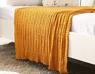 Bamah1820-72-royalyellow Cottontex All Cotton Knit Throw For Sofa Classic 707242913319