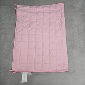 80282168 Bare Home Pink Weighted Blanket Cotton 10lb 40 Inch X60 - Used