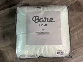 Bare Home 840105704850 King Microplush Blanket Ultra-soft Fleece Sage Green