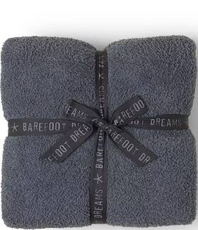 Barefoot Dreams 808460381178 Cozychic Throw - Shadow Blue 54x72