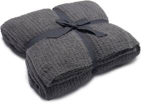 Barefoot Dreams 808460816311 - Cozychic Ribbed Bed Blanket Graphite Full/queen