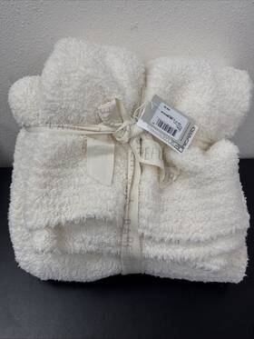 Barefoot Dreams 850072913216 Cozychic Throw Cream 54 Inch X 72 Nwt