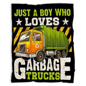 Bargley 286804292971 Garbage Trucks Blanket Truck Gifts For Car Themed Flannel Blankets With Na