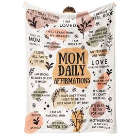 522lih Baubledazz New Mom Gifts Blanket Christmas Birthday For Mama Daily Affirmati