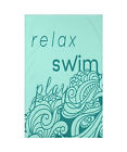 31738235 Bayi3218 Bay Isle Home Grand Ridge Mellow Mantra Word Fleece Throw