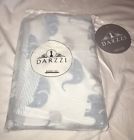Bbc-5069-4033 Darzzi New With Tags Elephant Baby Blanket Throw