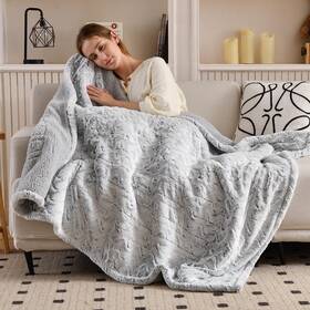 Bearhug 973497693564 Heated Blanket 6 Heat Settings Electric 4-hour Auto Shut-off