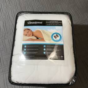 Br55-0202 Beautyrest Heated Cotton Rich Mattress Pad - Cal King