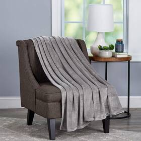 66a-29140 Bedford Home Large Luxury Velvet Throw Blanket - Soft Oversized Couch And Bed Cover
