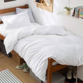 Bedsure 841745117901 Duvet Cover Twin/twin Xl 68 Inch X 90 00 - White No Comforter