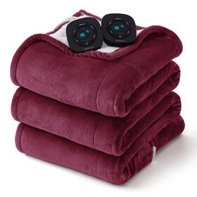 B0c4gwdq6w Bedsure Electric Blanket Queen Size - Dual Control Heated Heating