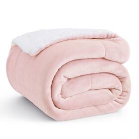 Busa801c2cp1th Bedsure Sherpa Fleece Throw Blanket For Couch - Thick And Warm
